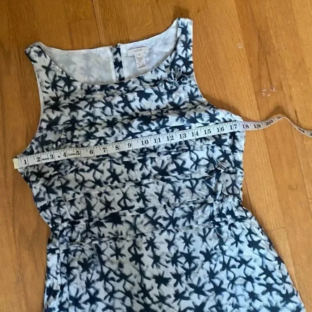 J. Crew Silk Blend Starfish Dress